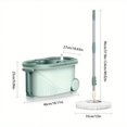 thumbnail image 4 of 1 Set, Household Spin Mop And Bucket Set With 2/4 Mop Cloth, Household Rotating, 4 of 5