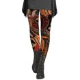thumbnail image 1 of Leggings pour Femmes d'Automne et d'Hiver à Imprimé Artistique Éclaboussures, Pantalon Doux et Extensible, 1 of 3