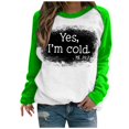 thumbnail image 2 of 50% de Réduction Oversized Sweatshirt for Women 2023 T-shirt Imprimé Long Manches Blouse Col Rond Casual Tops Sweatshirt, 2 of 5