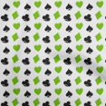 thumbnail image 1 of oneOone Viscose Chiffon Green Fabric Poker Card Sewing Craft Projects Fabric Prints By Yard 42 Inch Wide, 1 of 4