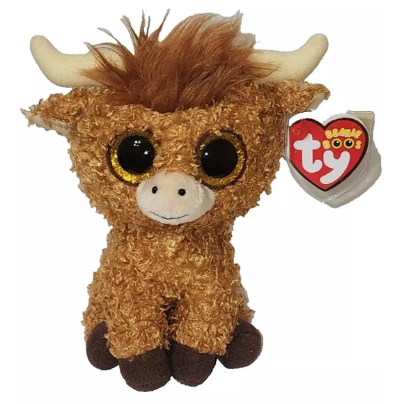 Ty Beanie Boos Alfie The The Highland Cow - 6"