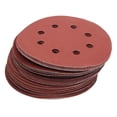 thumbnail image 1 of Bgsha 20pcs 5 Inch 125mm Round Sandpaper 8 Hole Sanding Discs Hook & Loop Grit 40-2000, 1 of 9