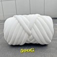 thumbnail image 1 of New Striped Core Spun Crochet Yarn Ice Silk Feeling Polyester Cotton Rope for Handbag Pet Nest Fashion Home Decoration, 1 of 7