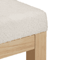 thumbnail image 2 of Bouclair Banc en Tissu Avoine et Bois Naturel, 2 of 4