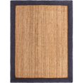 thumbnail image 2 of Indian Handmade Braided Navy Blue Border with Inner Natural Jute Area Rug, Home Décor Rug, Jute Rug for Bedroom, Dining Room, living room, Doormat Rug Size - 4' x 6' (120 cm x 180 cm), 2 of 5