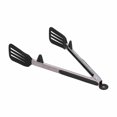 thumbnail image 4 of Pince Alimentaire, Pince à Spatule Compact Pratique Durable Polyvalent pour Tourner et Transporter des Aliments pour Outil de Cuisson 12in Support Noir, 4 of 8