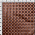 thumbnail image 3 of oneOone Polyester Lycra Fabric Geometric & Floral Block Print Fabric By The Yard 56 Inch Wide, 3 of 4