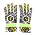 thumbnail image 2 of Latex Football Goalkeeper Gloves, Collision Resist Grip Finger Guard, Suitable for Kids Soccer Training, Matches, 2 of 7