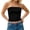Black, variant on Women's Strapless Tube Top, Backless Bandeau Crop Top with Double-Layer Stretch Fabric for Comfortable Summer and Going Out Wear