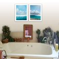 thumbnail image 2 of "Sea Bliss" Vignette 2 Pièces par Eve Wheeler, Cadre Blanc, 2 of 2