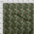 thumbnail image 3 of oneOone Velvet Black Fabric Florals Craft Projects Decor Fabric Printed By The Yard 58 Inch Wide, 3 of 4