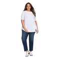 thumbnail image 2 of Lane Bryant Women'S Plus Boat-Neck T-Shirt, 2 of 6