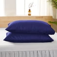 thumbnail image 1 of Pillow Cases Set of 2 Envelope Closure Pillow Covers Soft Brushed Microfiber Fabric Shrinkage and Fade Resistant 17.7*30 Inch Standard Size Machine Washable Bedding Accessories for Home Bedroom Decor, 1 of 6
