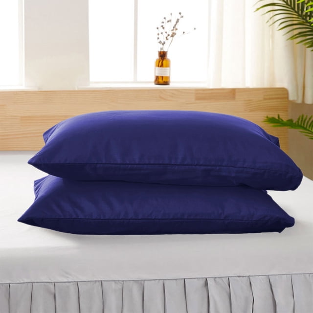 Pillow Cases Set of 2 Envelope Closure Pillow Covers Soft Brushed Microfiber Fabric Shrinkage and Fade Resistant 17.7*30 Inch Standard Size Machine Washable Bedding Accessories for Home Bedroom Decor