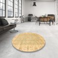 thumbnail image 3 of Ahgly Company Indoor Rectangle Abstract Orange Oriental Area Rugs, 7' x 9', 3 of 6