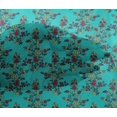 thumbnail image 4 of oneOone Viscose Chiffon Fabric Leaves & Floral Block Printed Craft Fabric BTY 42 Inch Wide, 4 of 4
