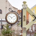 thumbnail image 1 of CHUANK Sales Outdoor Garden Retro Clock Waterproof Temperature Measurement Hygrometer 12 Inches Outdoor, 1 of 2