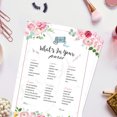 thumbnail image 3 of 10Pcs Bridal Game Card Printed Exquisite Workmanship Floral Design Non-fading Reliable Wedding Game Party Supplies, 3 of 8
