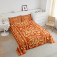 thumbnail image 4 of Erosebridal Aztec Damask Bedding Toddler Comforter Set, Retro Floral Down Comforter, Bohomian Theme Decor, Reversible, 4 of 7