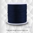 thumbnail image 2 of Cordon en Nylon, 100M X 0.8mm Cordon Noué Chinois Fil Macramé Bleu Foncé, 2 of 5