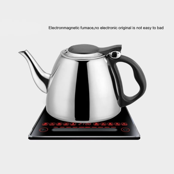 1.2L Kitchen Rapid Heating Stainless Steel Flat Bottom Water Kettle