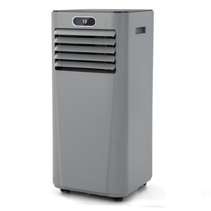 Gymax 3-in-1 portatif Air Conditionneur 8000 BTU AC Unité Air Refroidisseur 24H Timer Grey