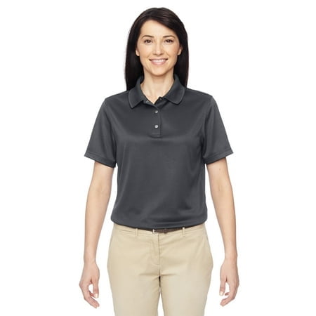 Harriton Polo Performance à Boutons-Pression pour Femmes