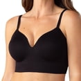 thumbnail image 4 of FhsagQ Bra Bras for Women Push up Bra Crotchless Bras for Women Bralettes for Women with Support Bras for Women Plus Size Blue with Matching Robe Womens Bras Black XXL, 4 of 9
