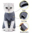 thumbnail image 4 of Combinaison de Récupération pour Animaux, Veste à Quatre Jambes pour Plaies Abdominales pour Chats, 4 of 7