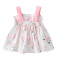 thumbnail image 4 of Penkiiy Robe Nuisette d'Été Mignonne à Imprimé Floral pour Tout-Petits Enfants Bébés Filles, Robe Princesse avec Nœud, Déguisement Princesse 2-3 Ans Rose Offre Été 2023, 4 of 7