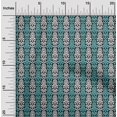 thumbnail image 1 of oneOone Georgette Viscose Fabric Paisley & Floral Ikat Print Fabric BTY 42 Inch Wide, 1 of 4
