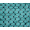 thumbnail image 4 of oneOone Polyester Lycra Fabric Swirl & Check Ikat Printed Fabric 1 Yard 56 Inch Wide, 4 of 4