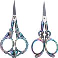 thumbnail image 1 of HLONK 2Inch Stainless Steel Scissors Silver Sewing Embroidery Scissors Small Precision Detail Scissors Vintage Shears Sharp Cutter for Fabric Paper Cutting Craft Art Work DIY Tool DIY, 1 of 9