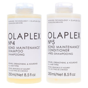 Olaplex No.4 Shampooing d'entretien des obligations 8.5 oz & No.5 Conditionneur 8.5 oz Combo Pack