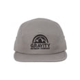 thumbnail image 1 of Gravity Outdoor Co. 5 Panel Hat - Grey - Black Logo, 1 of 2