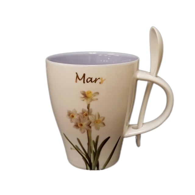 Mars Ensemble Tasse et Cuillère Jonquille