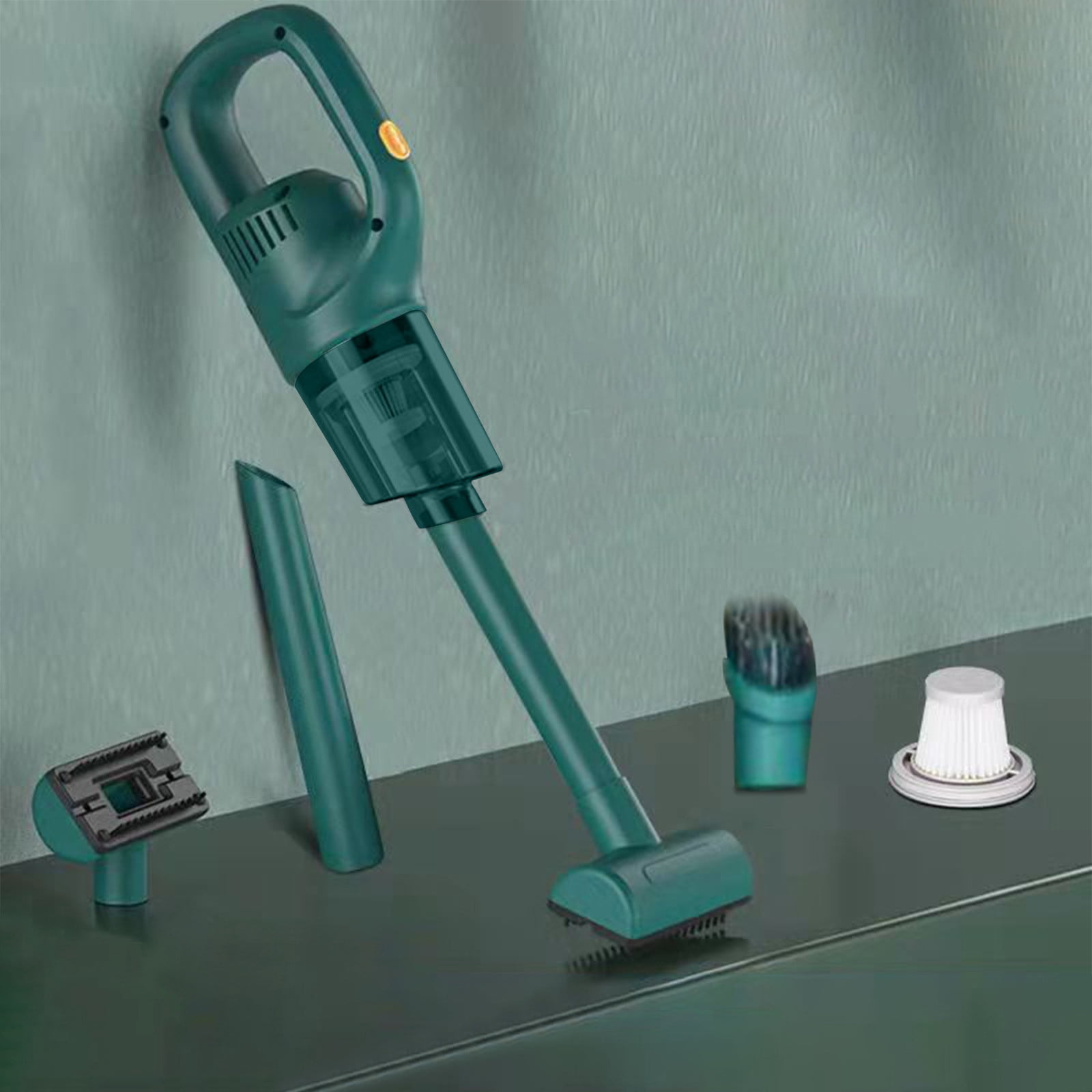 zanvin Cleaning Supplies Portable Handheld Wireless Car Vacuum Cleaner Household Compact & Large Suction Mini Vacuum Cleaner Green,Unique Gifts