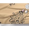 thumbnail image 2 of Soimoi Satin Silk Fabric Ogee Damask Printed Fabric 1 Yard 42 Inch Wide, 2 of 5