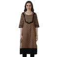 thumbnail image 1 of Moomaya Bollywood Designer Kurti WoMen's Printed Knee Length Kurta Tunic Tops, 1 of 6