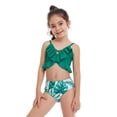 thumbnail image 1 of Girls Bikini Swimsuit Fashion: 2PCS Flounce Bathing Suit Swimming Suit for Kids, 1 of 8