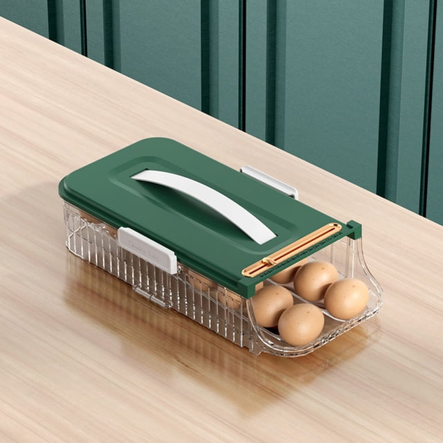 Fridja Sales Refrigerator Door Rolling Rack Holding Storage Box Refrigerator Can Be Stacked Portable Box Kitchen Box Holiday Gifts