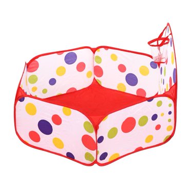 Spptty Piscine à Balles pour Enfant, Piscine à Balles pour Bébé, Tentes Portatives de Jouets pour Enfants avec Dessins Animés, Balles pour Bébé, Piscine pour Enfant, Tente d'Extérieur