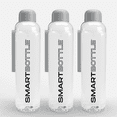 thumbnail image 1 of Smartbottle Tall Reusable Water Bottle, Grey, 750ml / 25oz, 3-Pack, 1 of 9