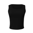thumbnail image 4 of UPPADA Womens Shapewear Tank Top with Built In Bra Seamless Body Shaper Slimming Compression Camisole Tank Tops Seamless Cami Tank Top Stretch Comfy Soft Base Tees Black,S, 4 of 6