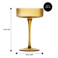 thumbnail image 3 of Verres Côtelés Cocktail 290 Ml Ens/ 4, 3 of 4