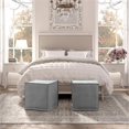 thumbnail image 2 of Pouf en Lin Capri Living Posh Gris Clair, 2 of 6