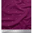 thumbnail image 1 of Soimoi Poly Georgette Fabric Artistic Leaves Printed Fabric 1 Yard 42 Inch Wide, 1 of 5