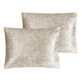 thumbnail image 4 of Grace Living Aashvi Crinkle Velvet 3pc Comforter Set - 2 Pillow Shams, 1 Comforter, 4 of 5