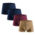 thumbnail image 1 of Dagugfen Boxers for Men 4pc Boxers Trunks Lightweight Breathable Comfy Support Seamless Underwear for Running Training, 1 of 2