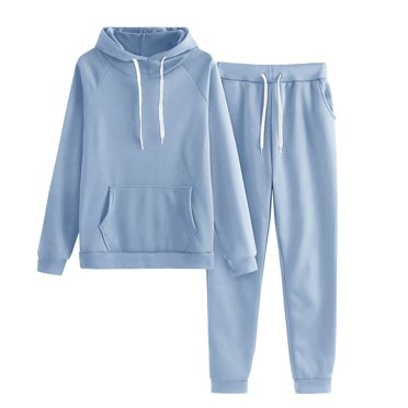 Timegard Lounge Sets for Women Drawstring Hoodies Sweatshirts and Joggers Pants Fall Winter Sweatsuit Outfits
